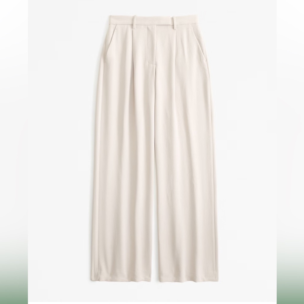 Curve Love A&F Harper Tailored Premium Crepe pant